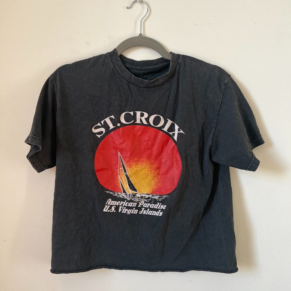 Graphic Tee St Croix John Galt One Size Brandy Melville